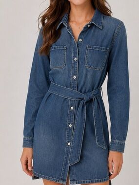 Denim Shirt Dress